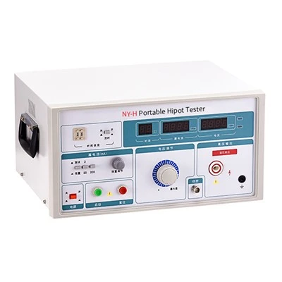 เครื่องทดสอบ AC Hipot แบบพกพา